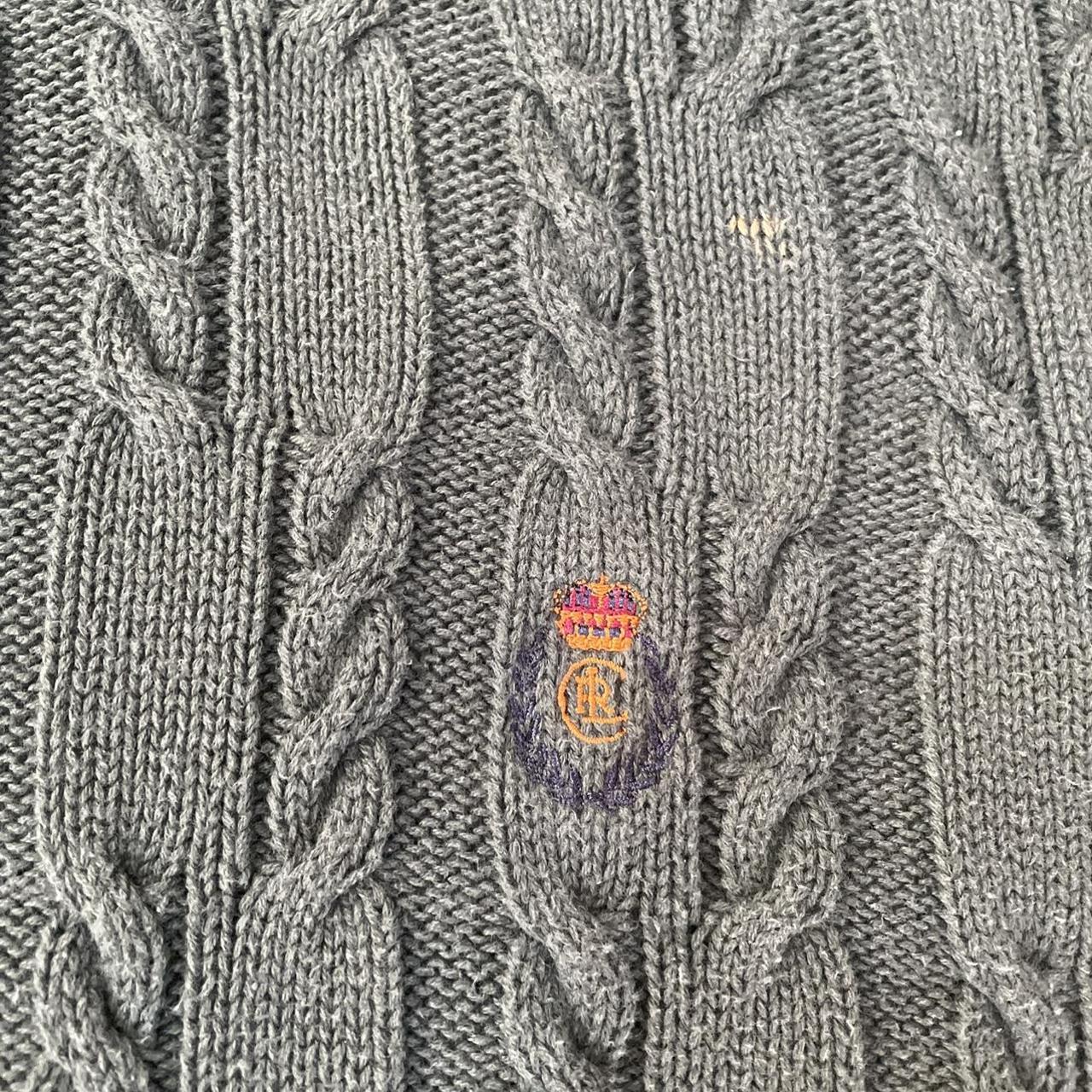 Vintage Chaps Ralph Lauren textured sweater Good... - Depop