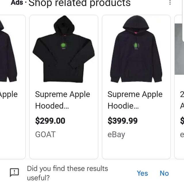 Brown Apple SUPREME Hoodie - Size large. - Ships - Depop