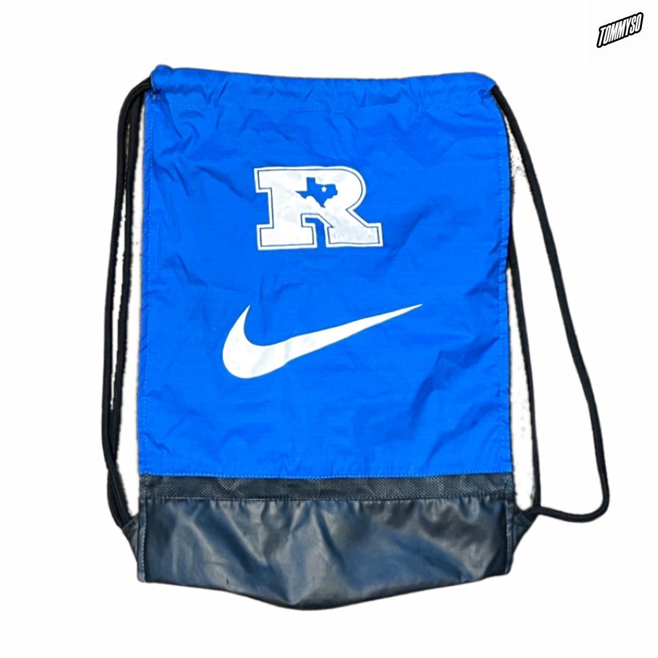 MODERN NIKE DRAWSTRING BAG BLUE Backpack / Tote /... Depop
