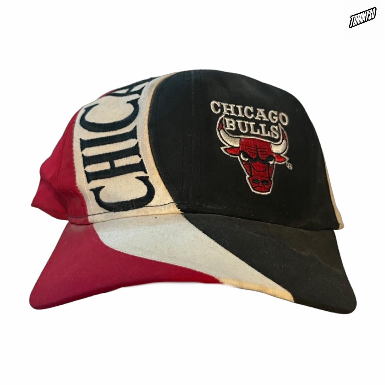 Vintage Chicago Bulls Snapback Hat Adjustable 90s NBA 