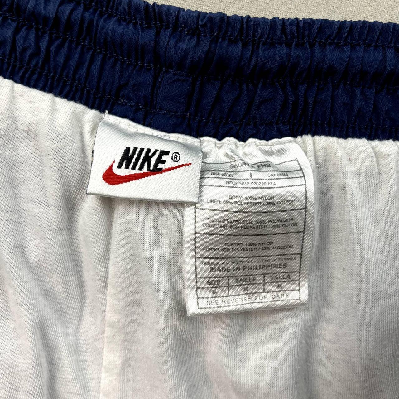 Vintage Nike Track Pants Mens Medium Navy Blue... - Depop