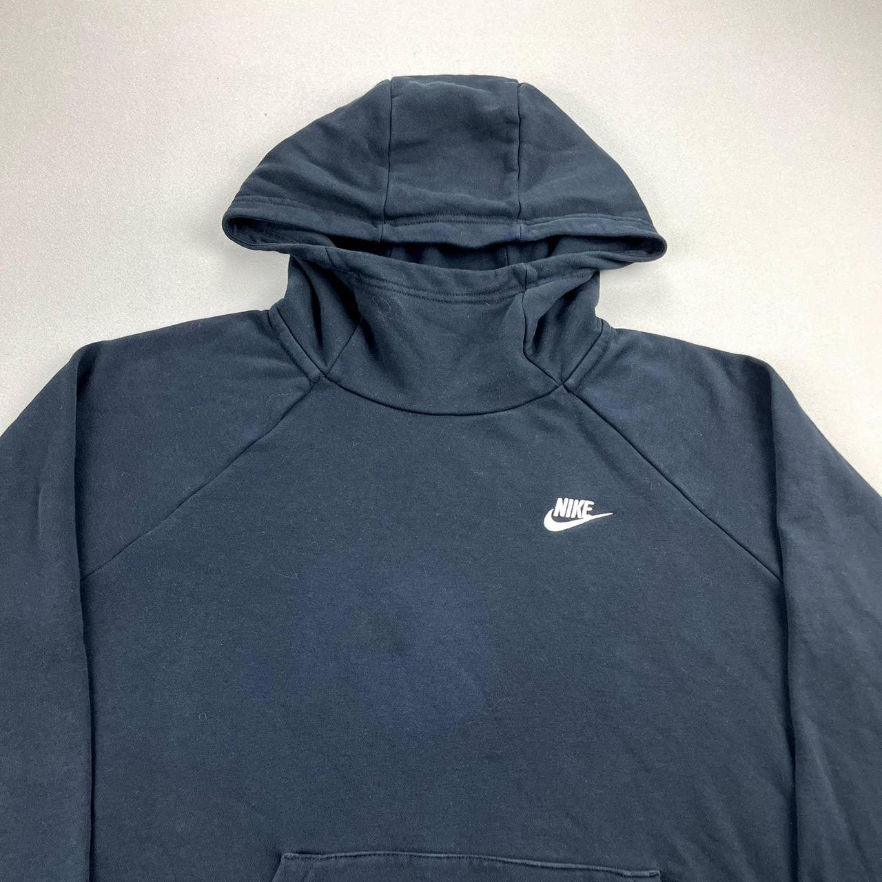 Nike Hoodie Sweatshirt Womens Large Black Pullover... - Depop