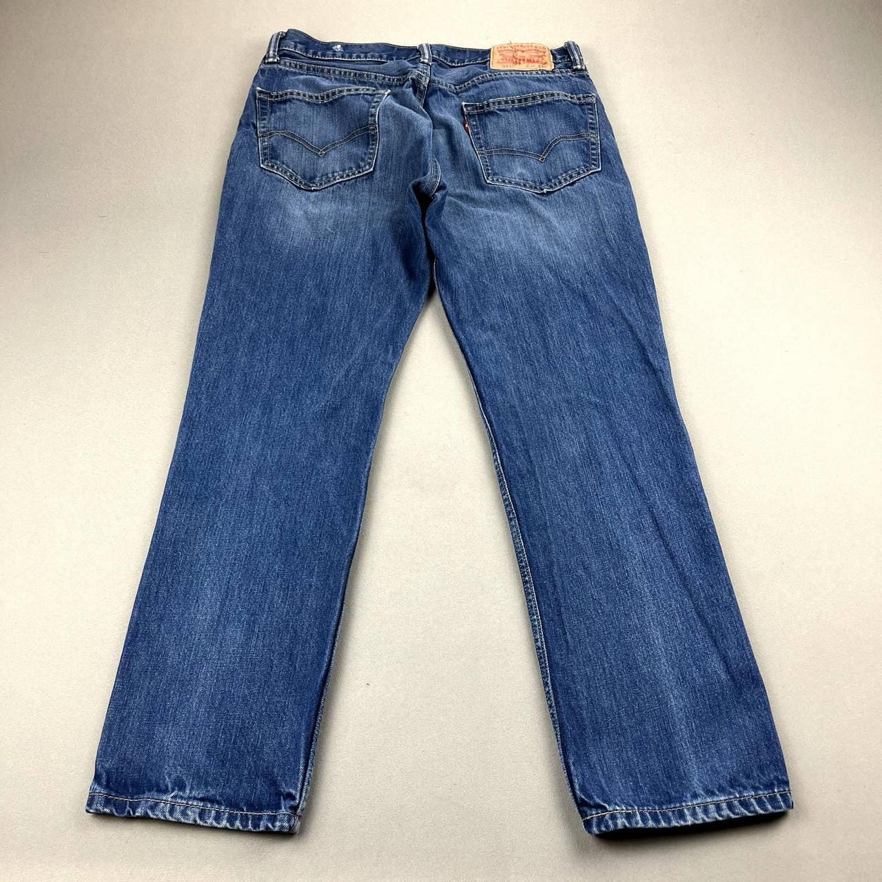 Levis 511 Jeans Mens 32 Blue Denim Slim Fit Straight... - Depop