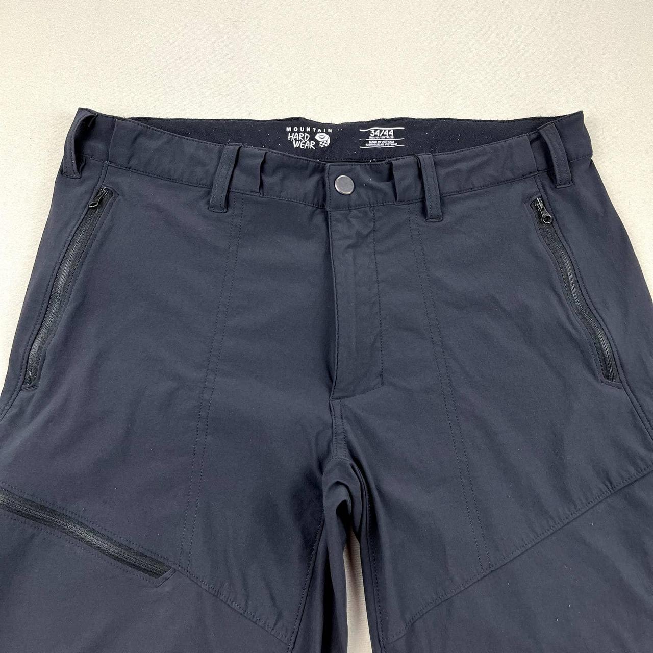 Mountain Hardwear Hiking Shorts Mens 34 Black Zipper... - Depop