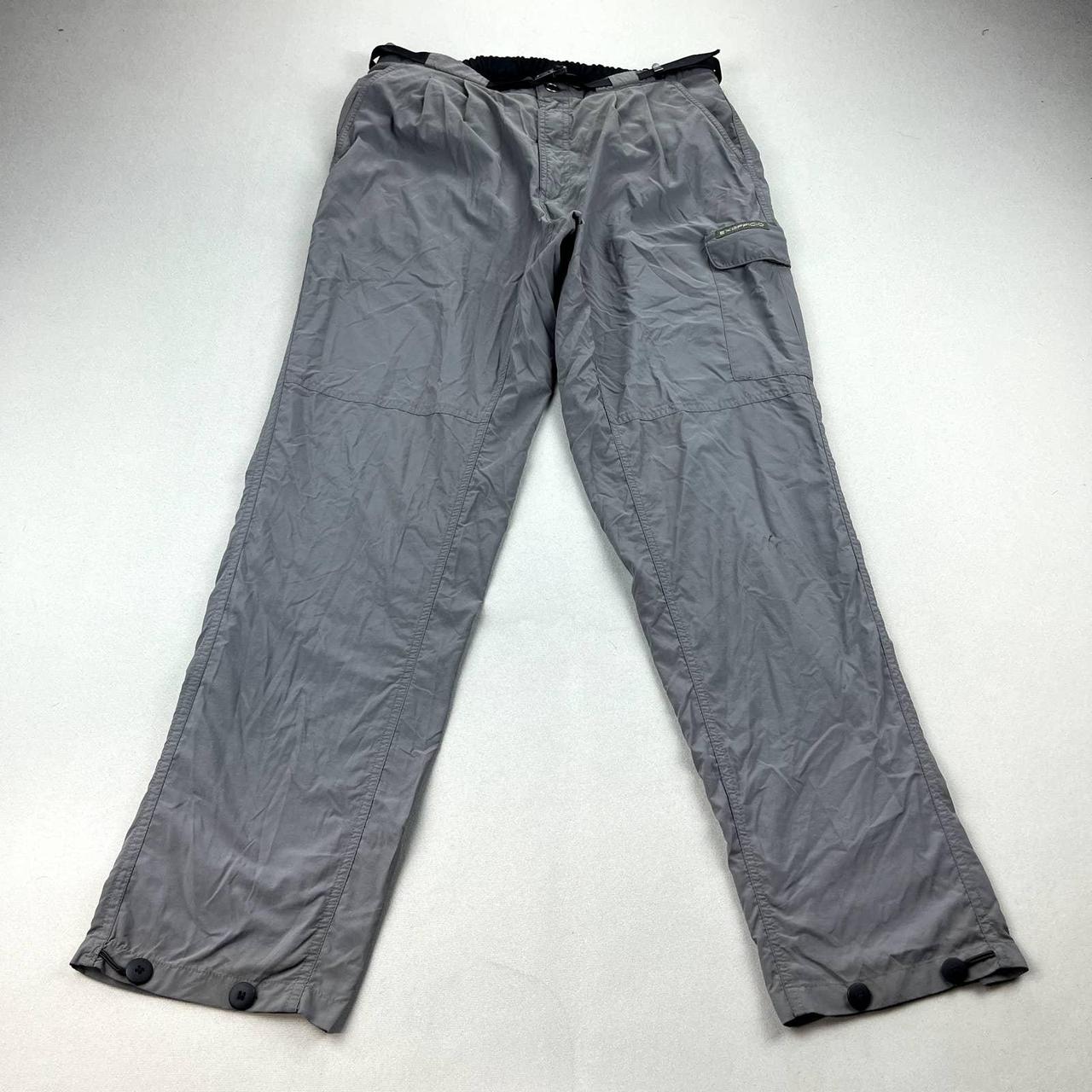 Ex Officio Cargo Pants Mens Medium Gray Chino Belted... - Depop