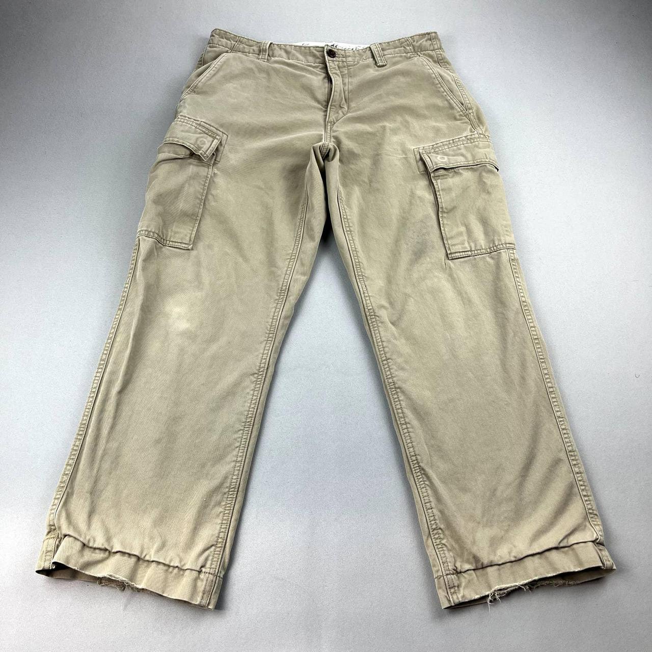 Eddie Bauer Men's Tan Trousers | Depop