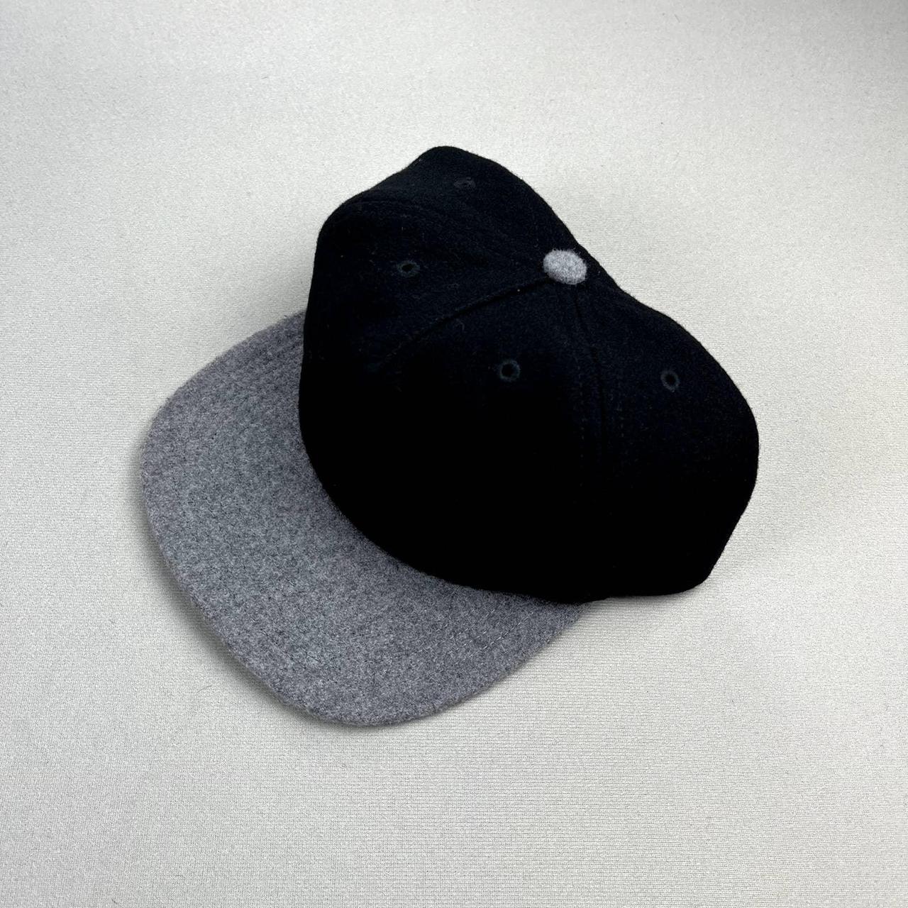 Norse Projects Hat Cap Snapback Black Gray Wool 5... - Depop