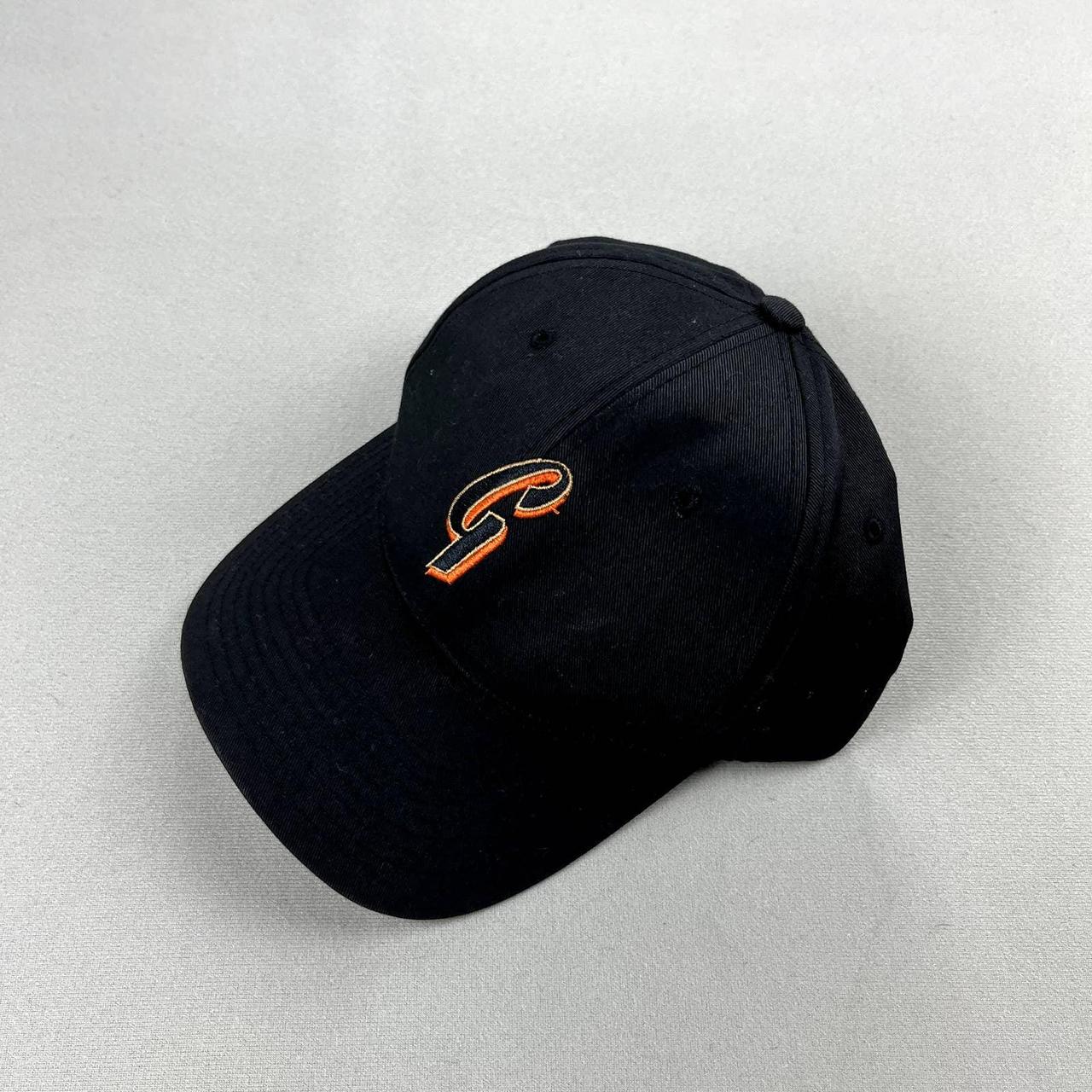 47 Men's Black and Orange Hat | Depop