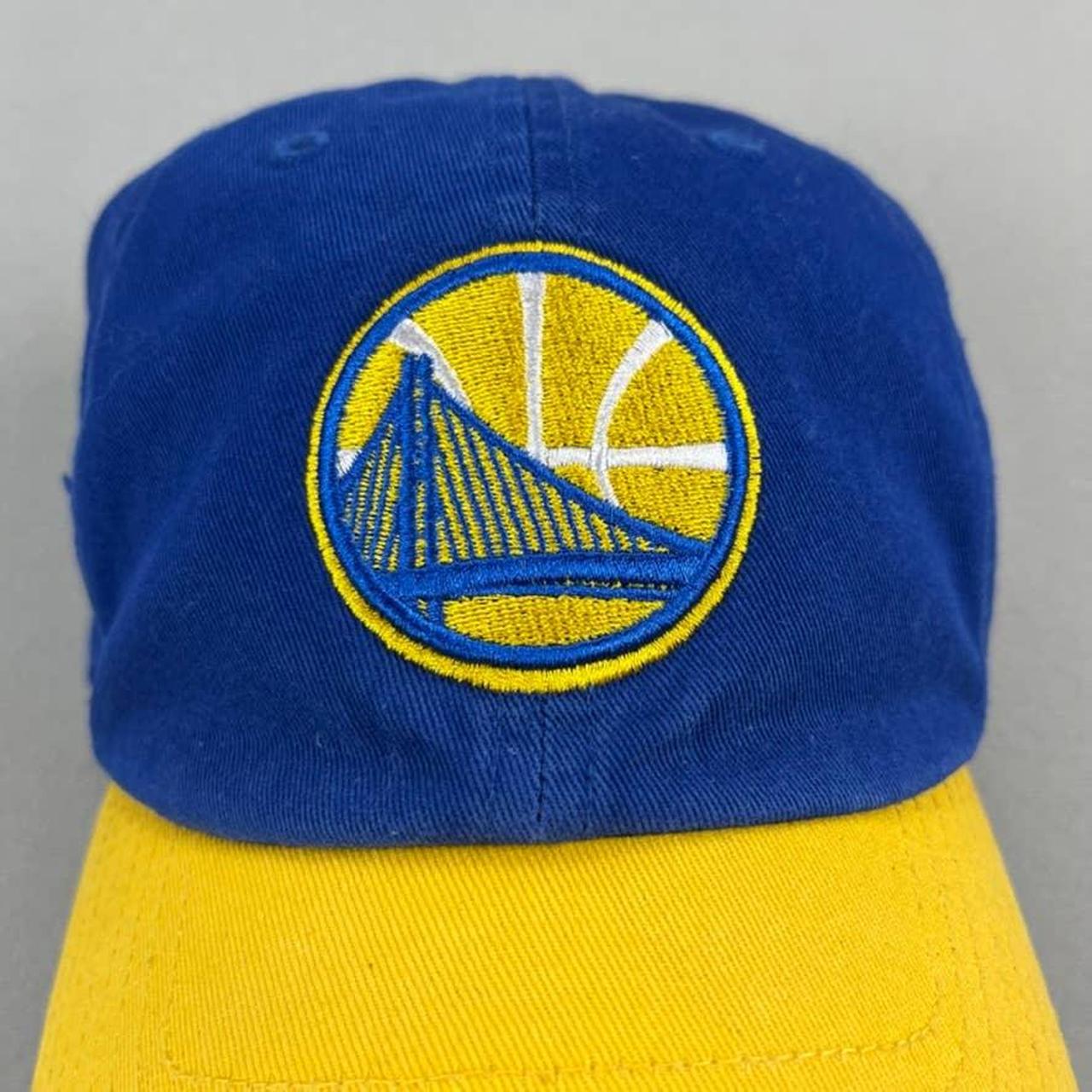 NBA Men's Blue and Yellow Hat (2)