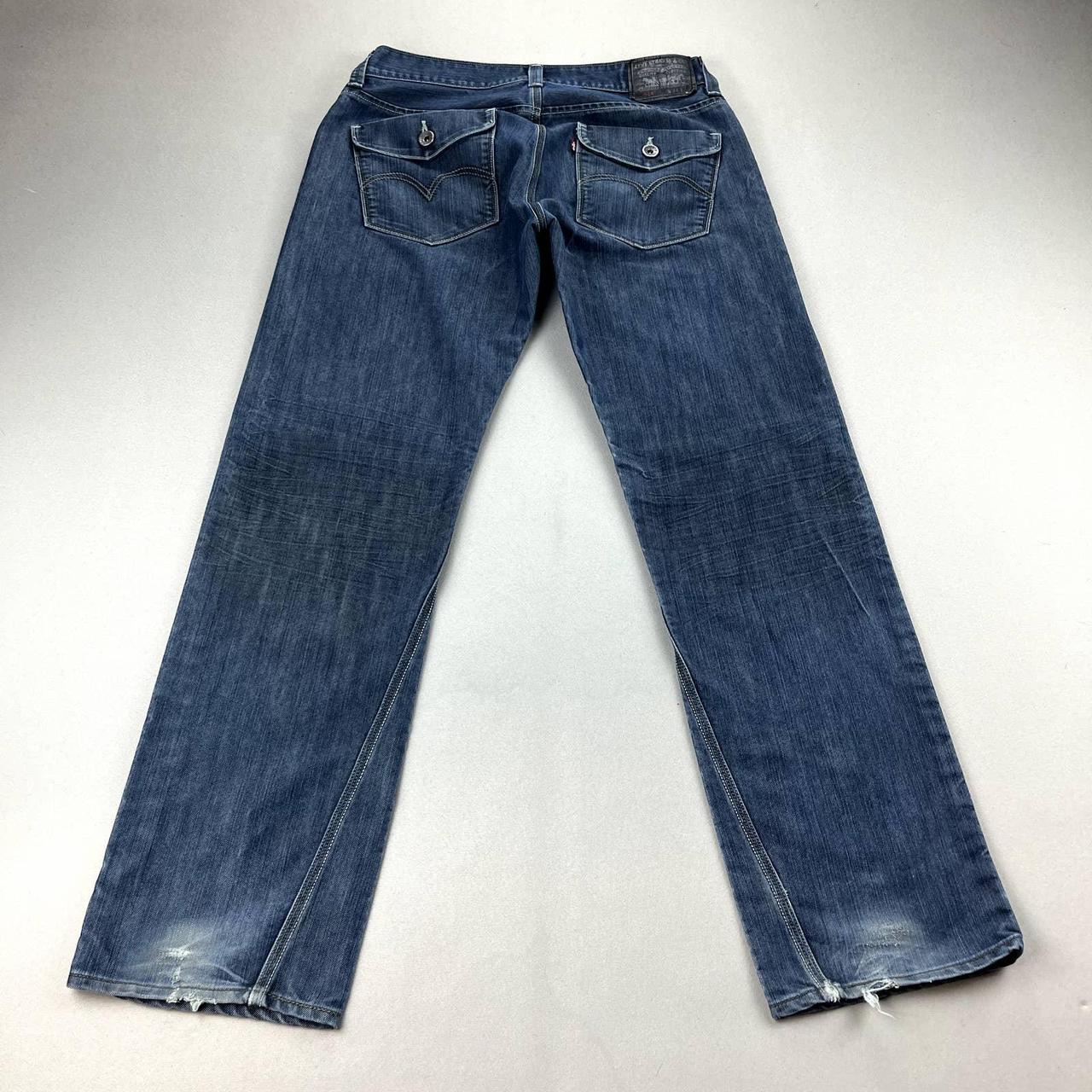 Levis 514 Jeans Mens 34x32 Blue Denim Straight Leg