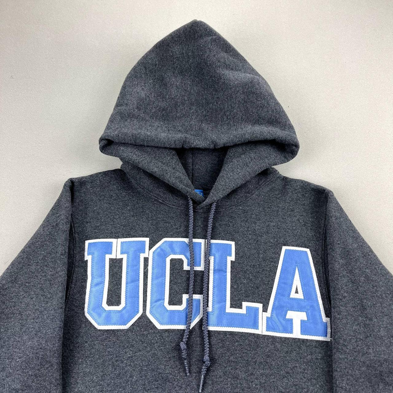 Vintage UCLA Hoodie Sweatshirt Adult XS Gray Bruins... - Depop