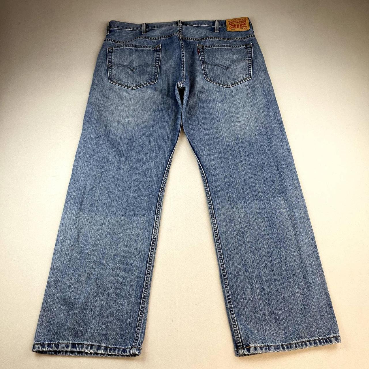 Levis 569 Jeans Mens 38x32 Blue Denim Loose Fit... - Depop