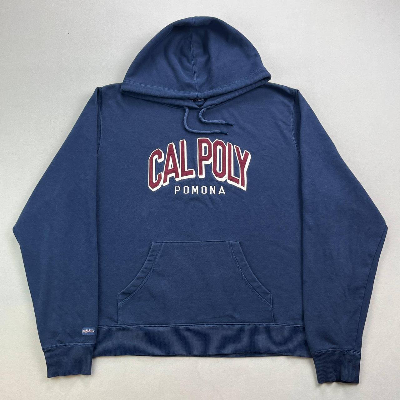 Cal Poly Pomona Hoodie Sweatshirt Womens XXL Navy... - Depop