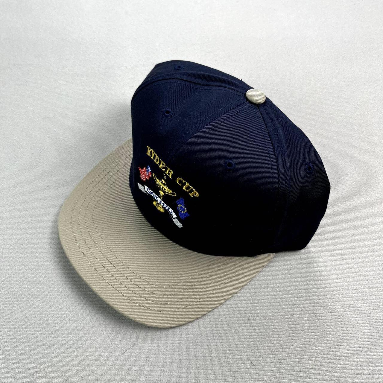 Vintage Ryder Cup Golf Hat Cap Fitted 7-1/4 Navy... - Depop