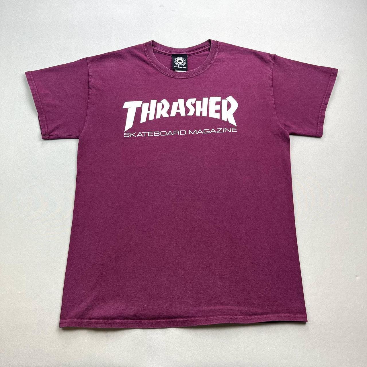 Burgundy thrasher shirt best sale