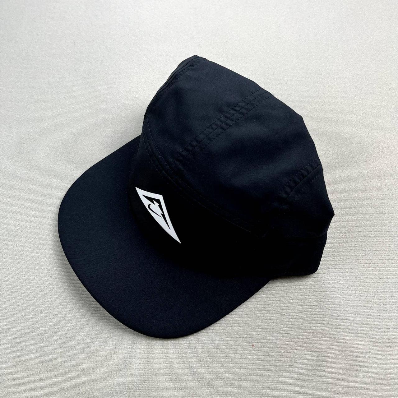 Nike Trail Hat Cap 5 Panel Strapback Black DriFit... Depop