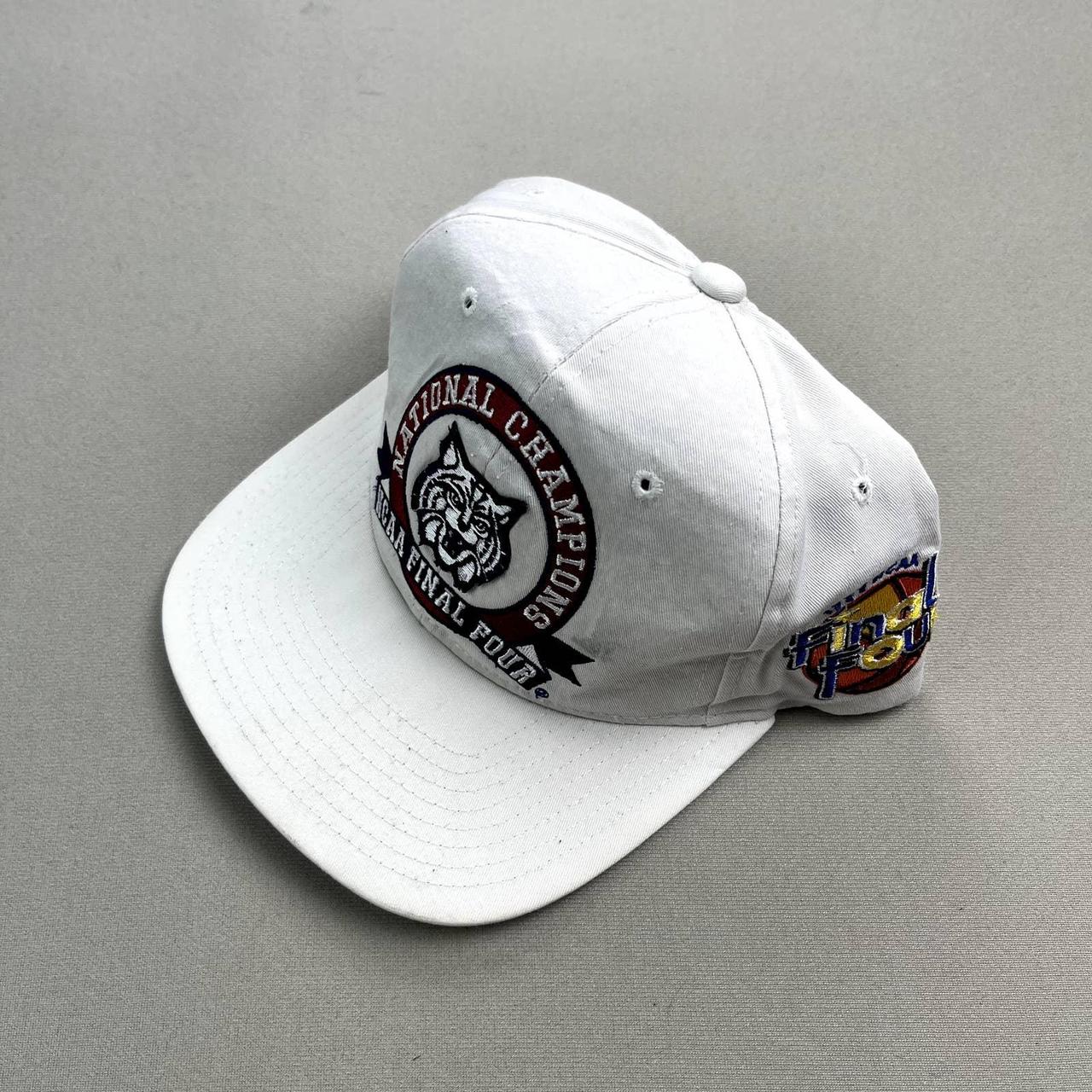 Vintage NCAA Final Four Hat Cap Snapback White... - Depop