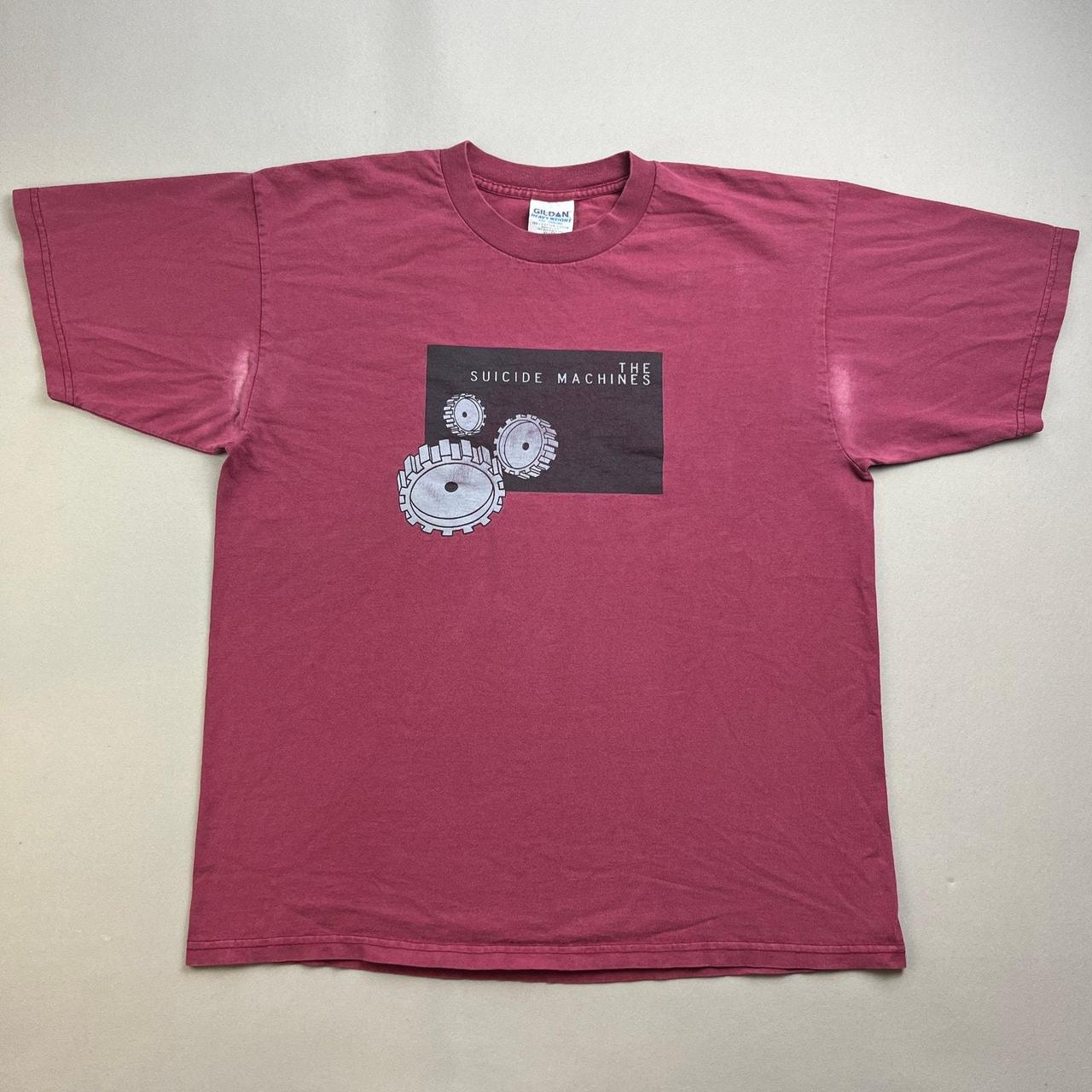 Vintage The Suicide Machines T-Shirt Adult Large Red | Depop