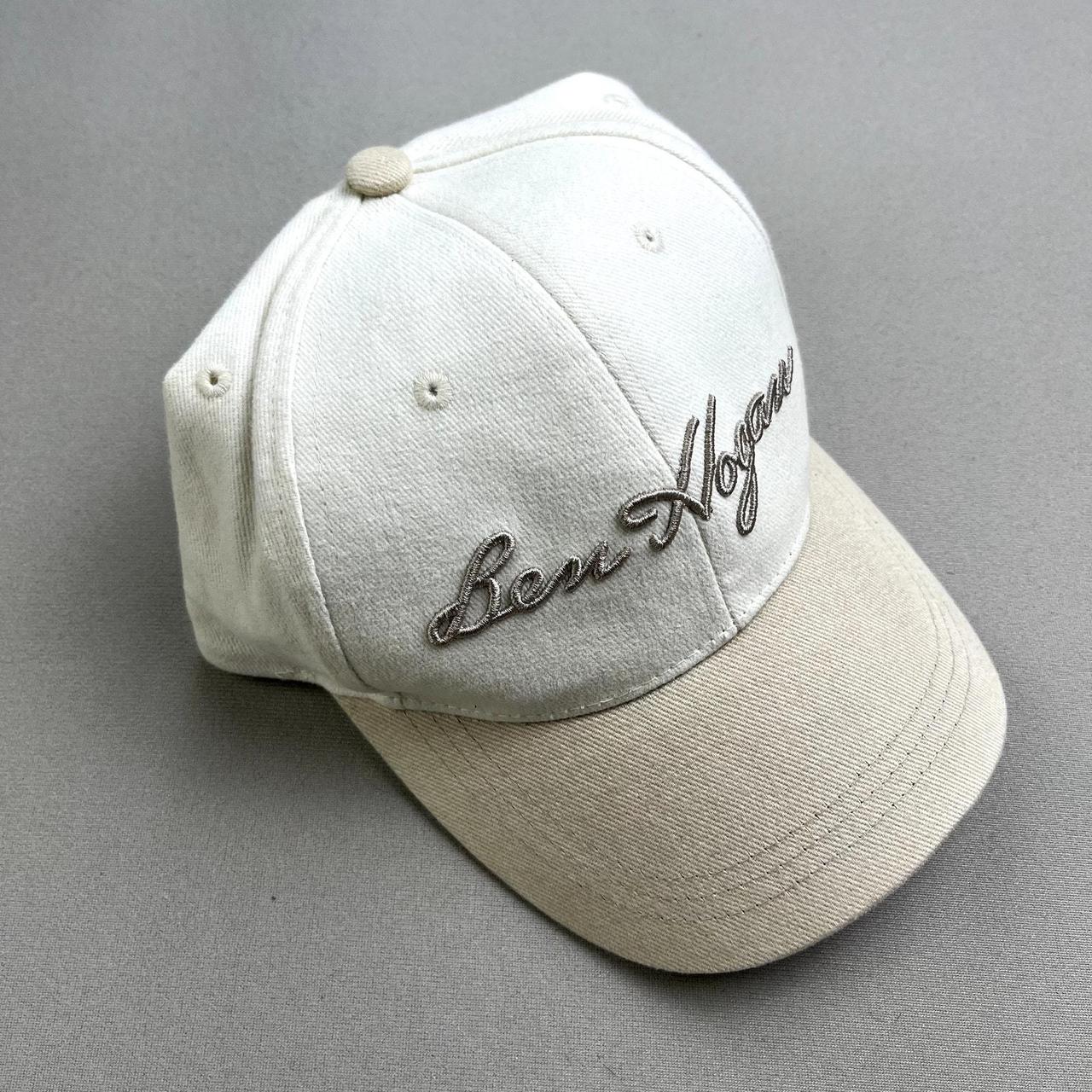 Vintage Ben Hogan Golf Hat Cap Strapback Cream. Depop