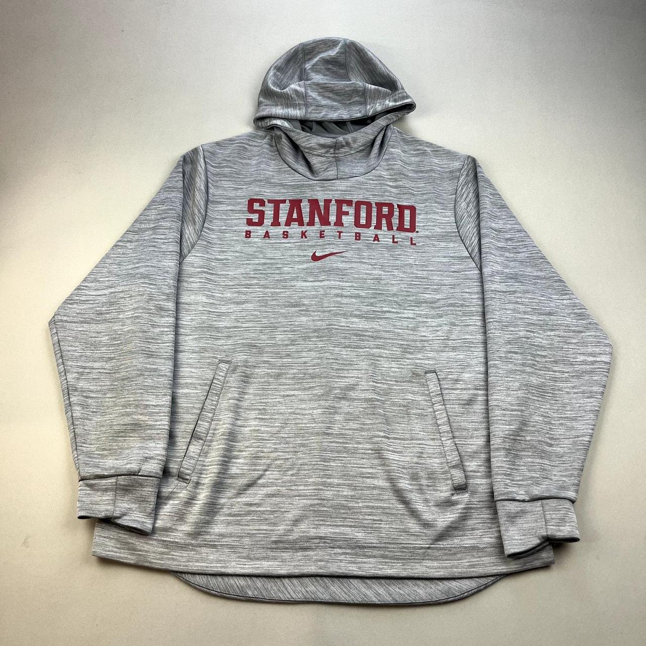 Vintage Y2K hot Nike Center Swoosh Stanford University Gray X-Large Crewneck