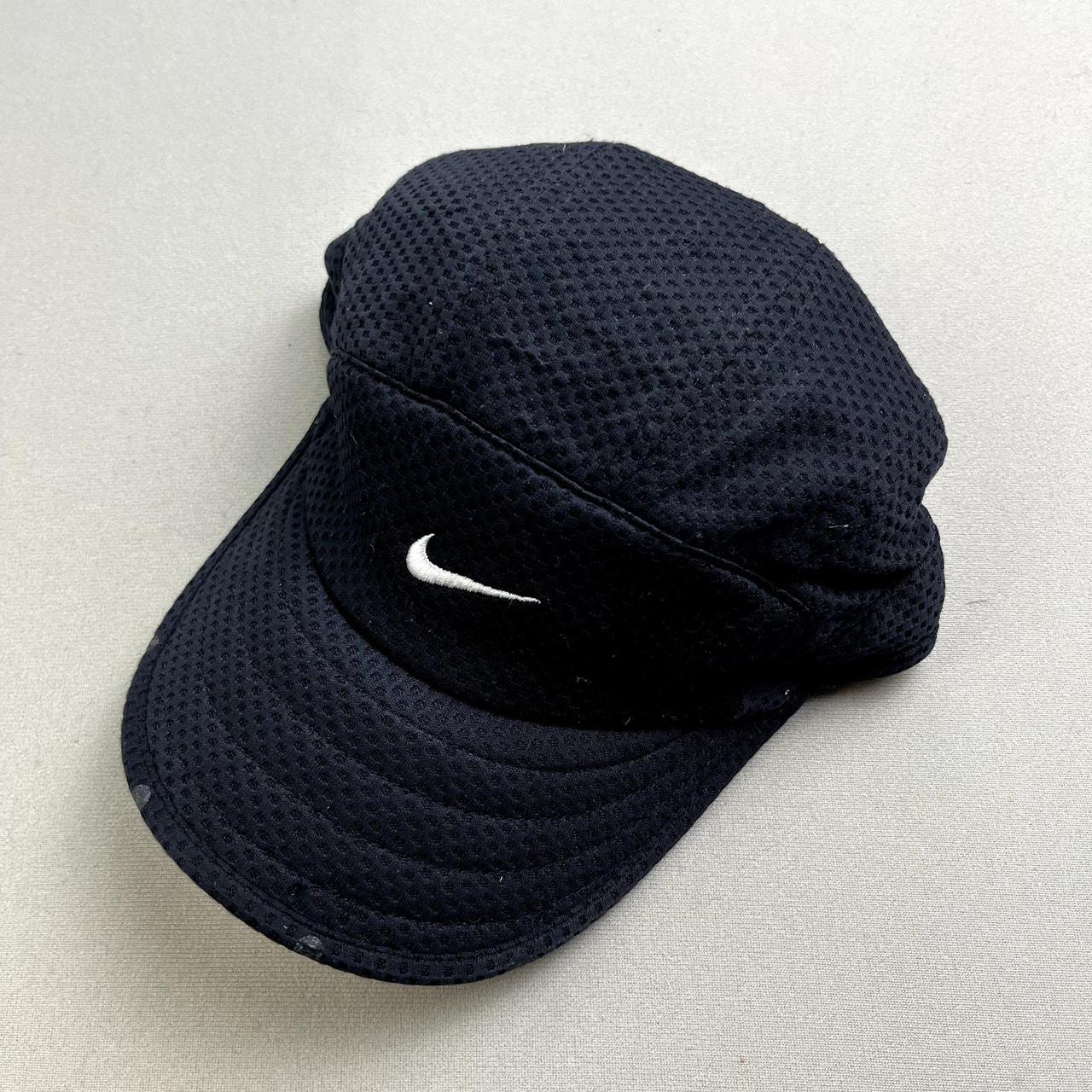 nike キャップ 70s Vintage Nike Hat Cap Black Tailwind 7 Panel Running | Depop