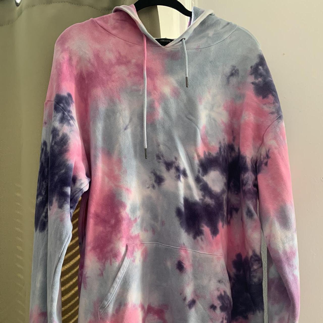 Tie dye shop sweatshirt forever 21