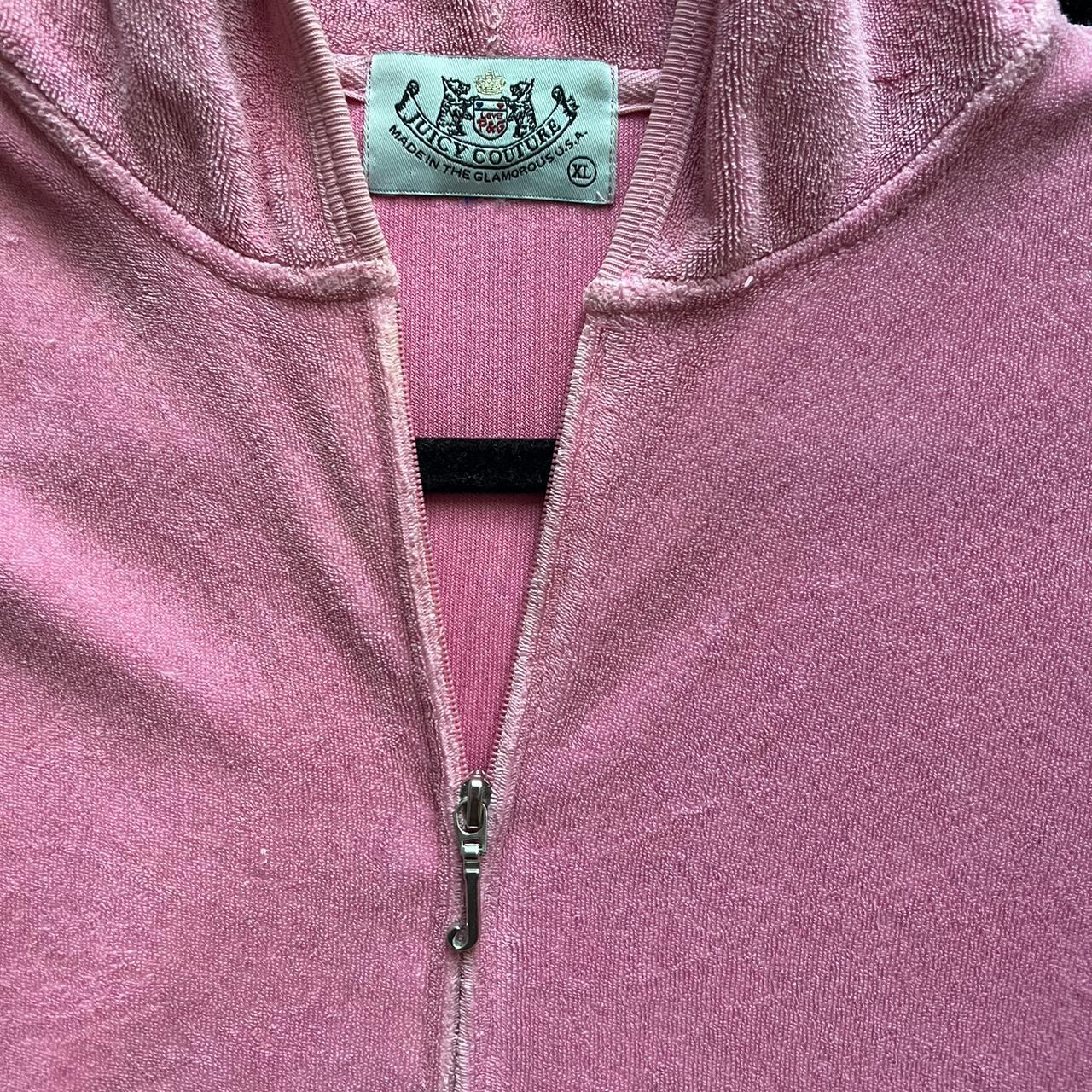 Pink vintage juicy couture jacket. Size XL fits... - Depop