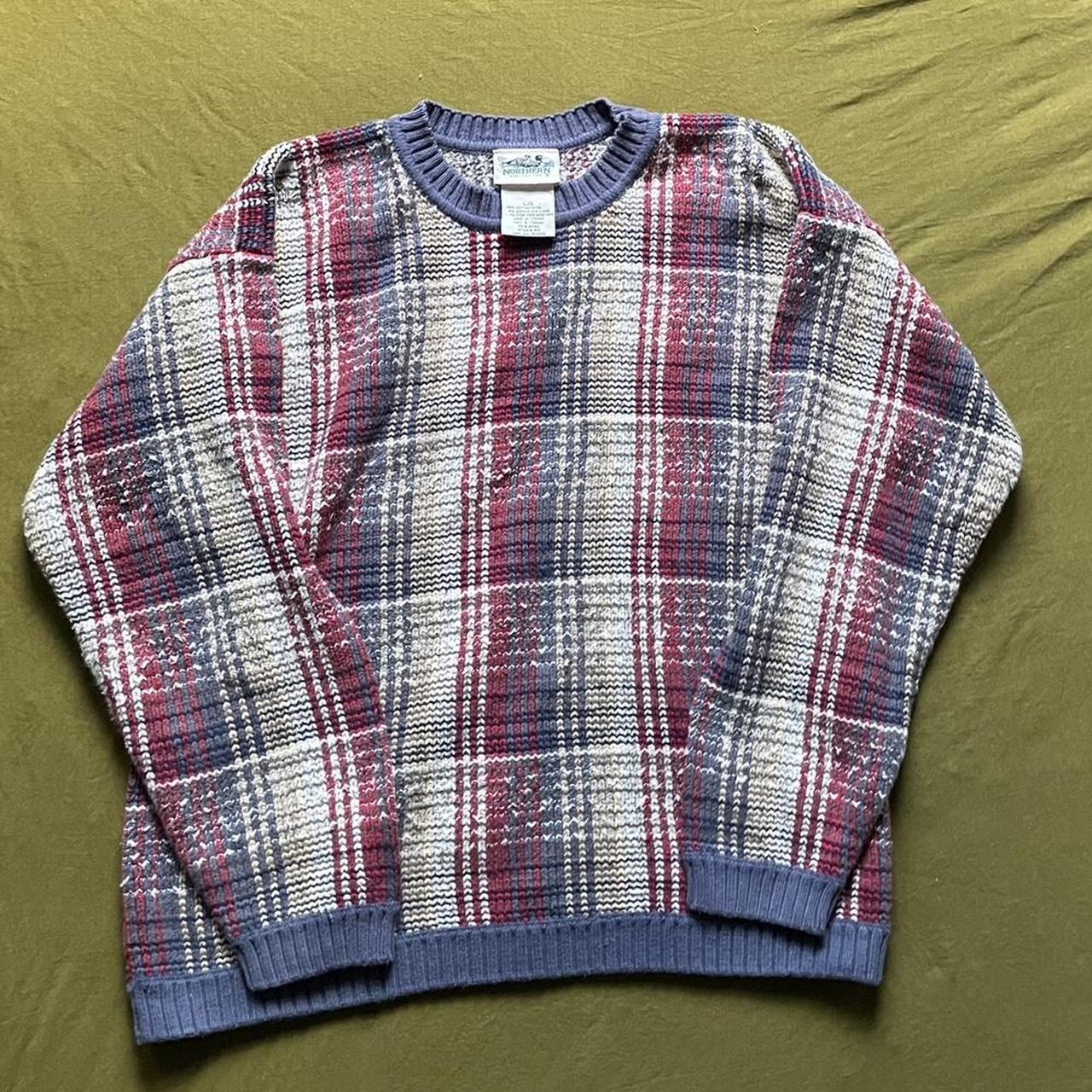 Plaid Northern Reflections Sweater Notes Minor Depop