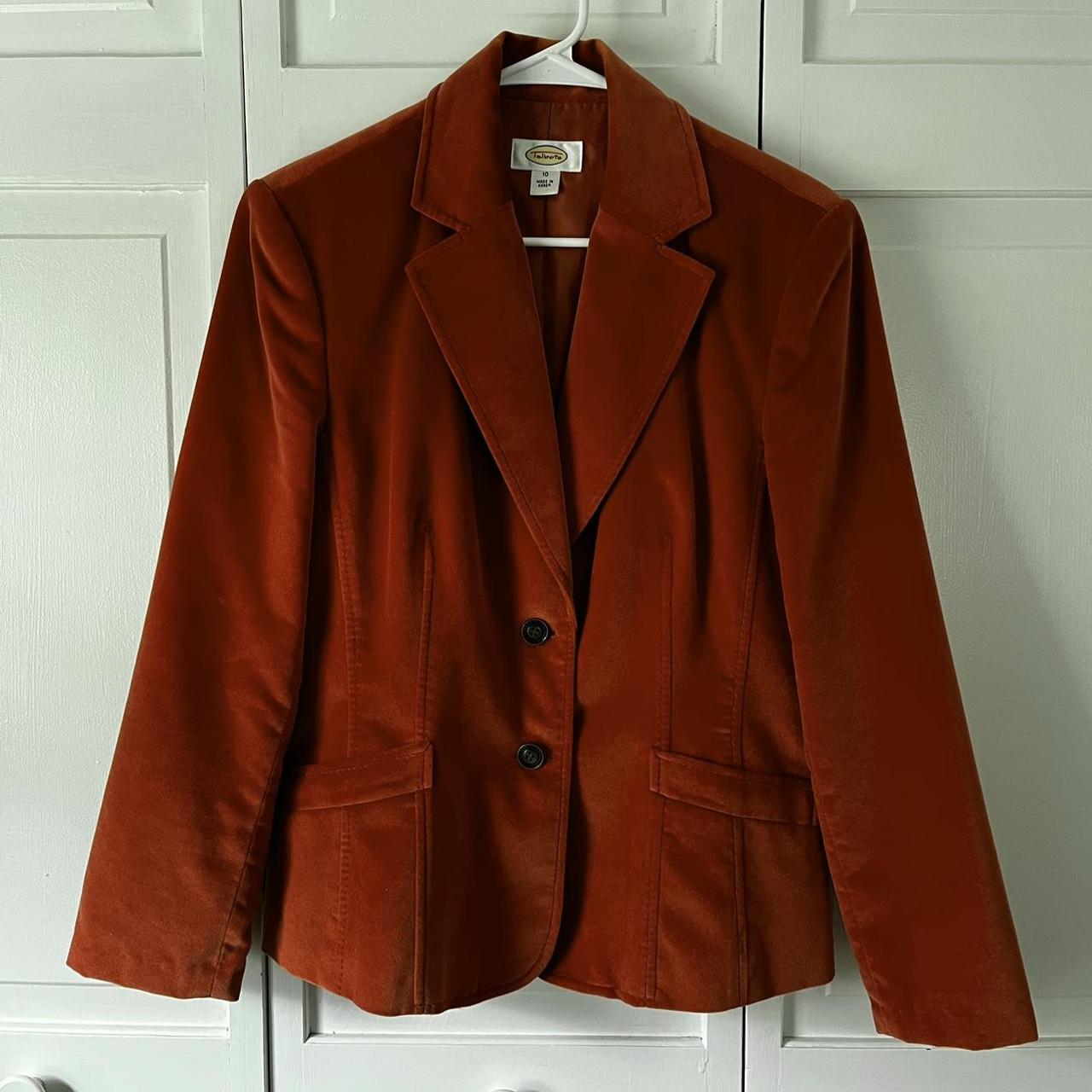 Talbots Women's Orange Jacket | Depop