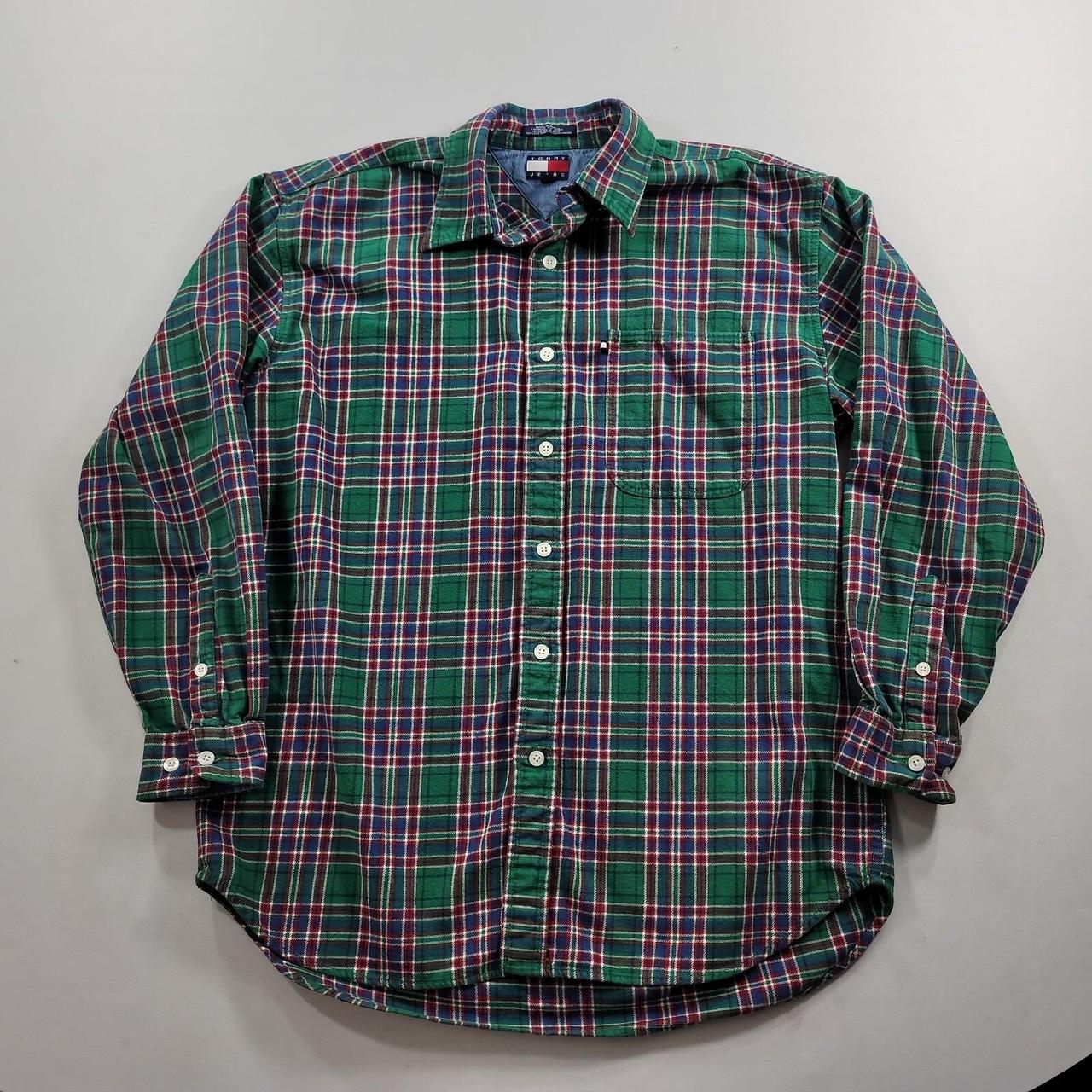 Tommy Hilfiger Men's Shirt - Green - M – Tommy Hi… - image 2