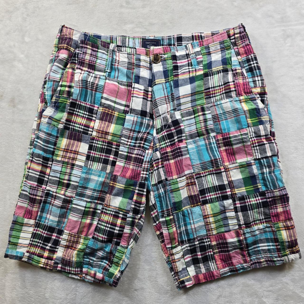 Gap Men's Shorts - Multi - 33" – Gap Patchwork Sh… - image 2