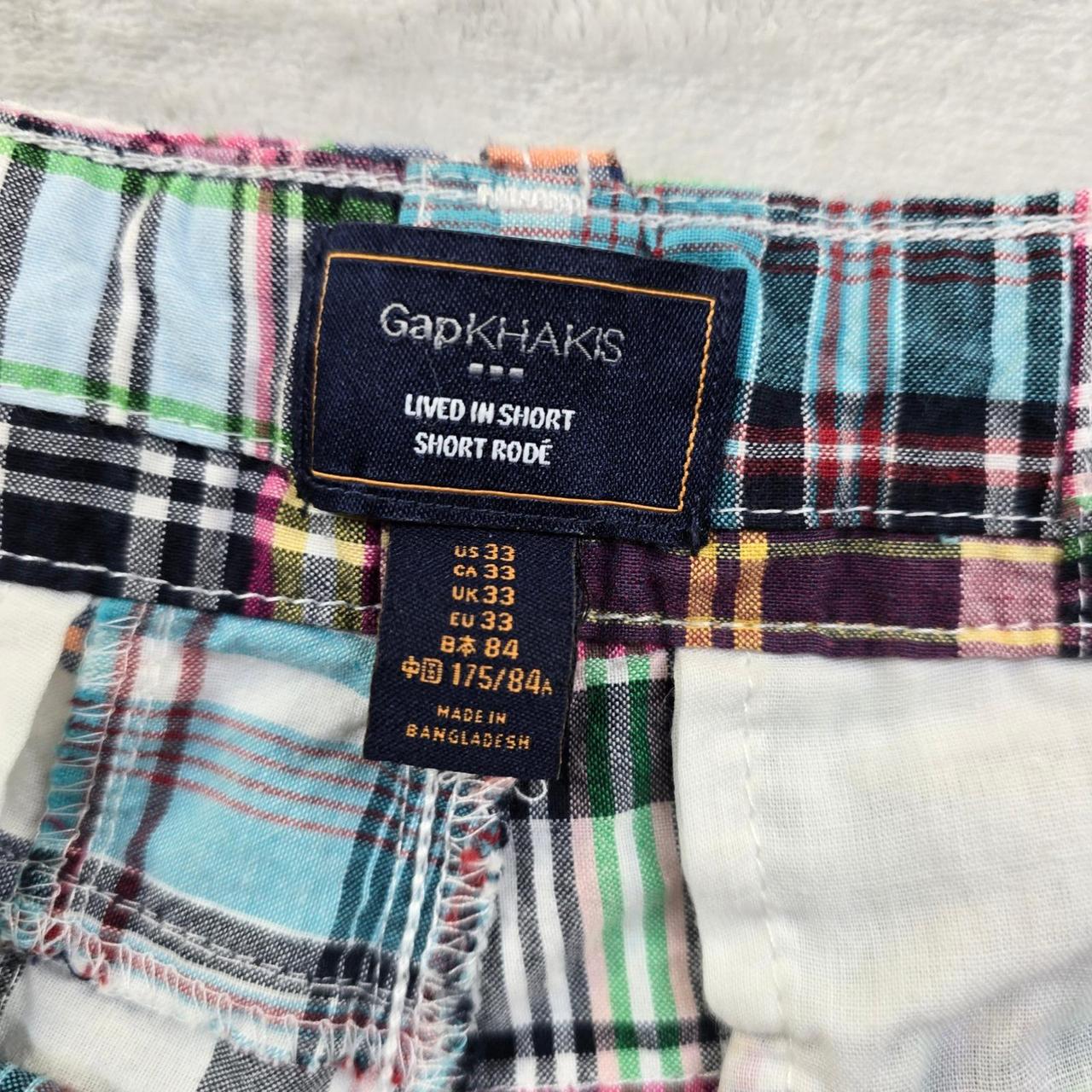 Gap Men's Shorts - Multi - 33" – Gap Patchwork Sh… - image 4