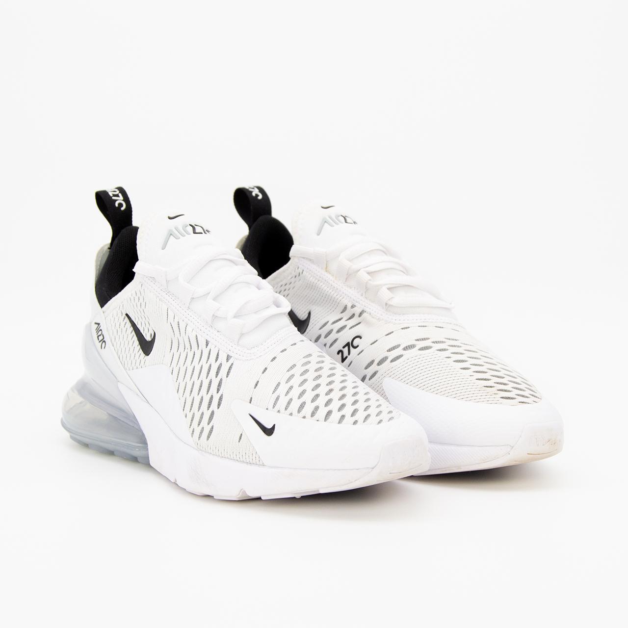 mens black nike trainers with white tick