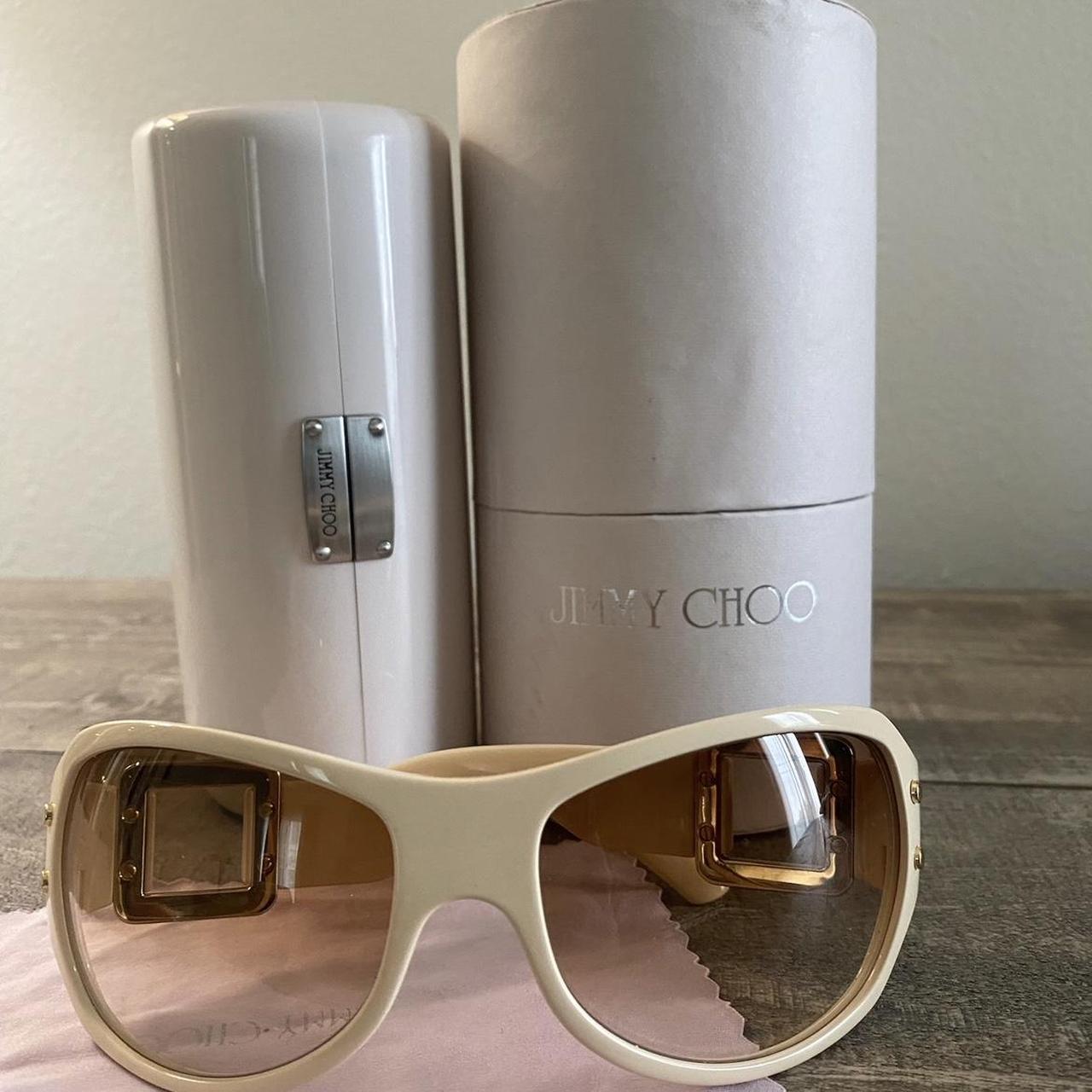 Jimmy choo discount cream sunglasses