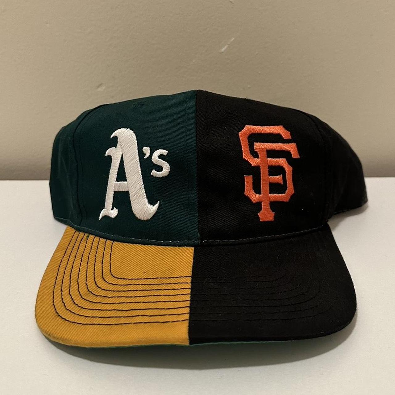 A's giants best sale split hat