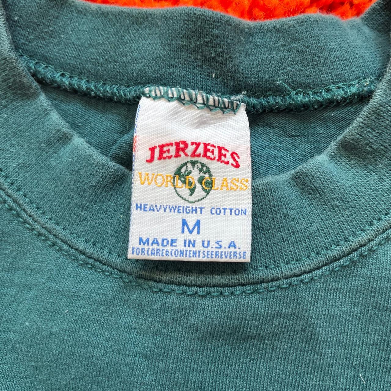 Jerzees Men's Green Tshirt Depop