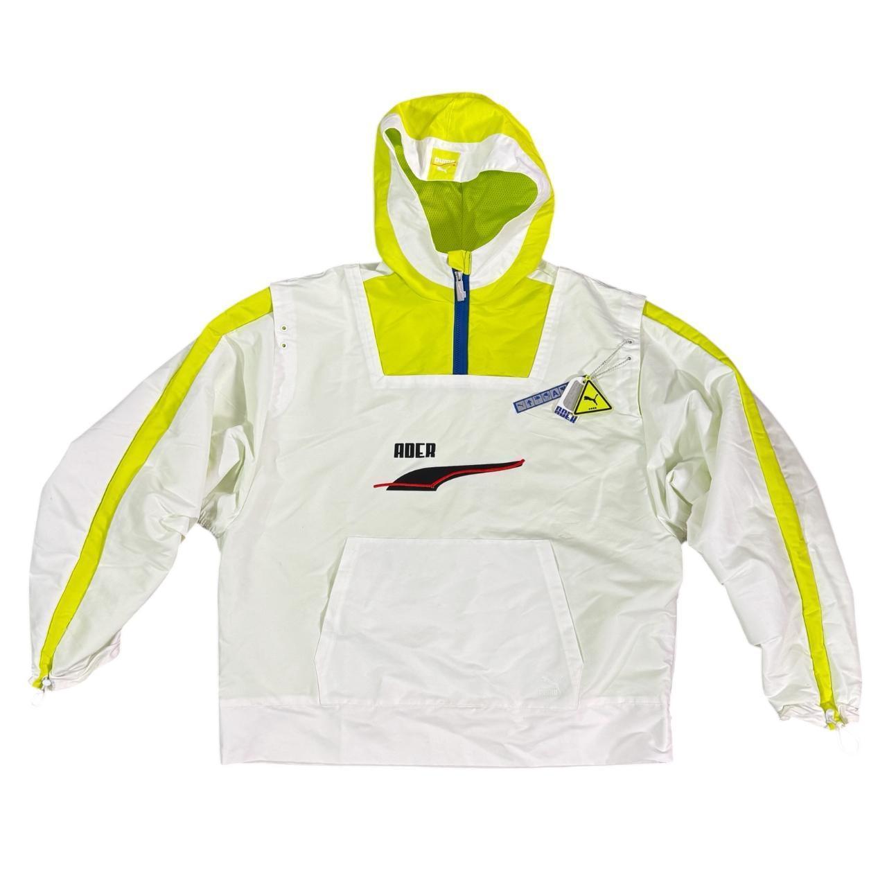 Ader Error Men's Windbreaker Jacket - White/Green… - image 2