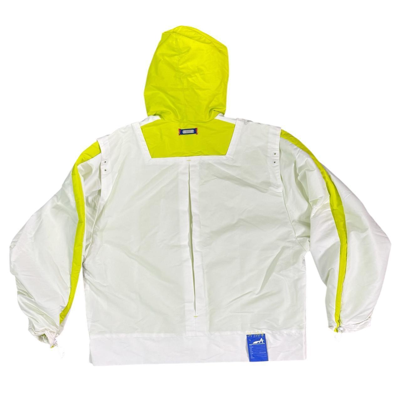Ader Error Men's Windbreaker Jacket - White/Green… - image 3