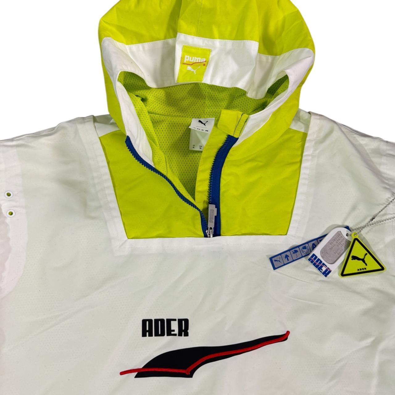 Ader Error Men's Windbreaker Jacket - White/Green… - image 4