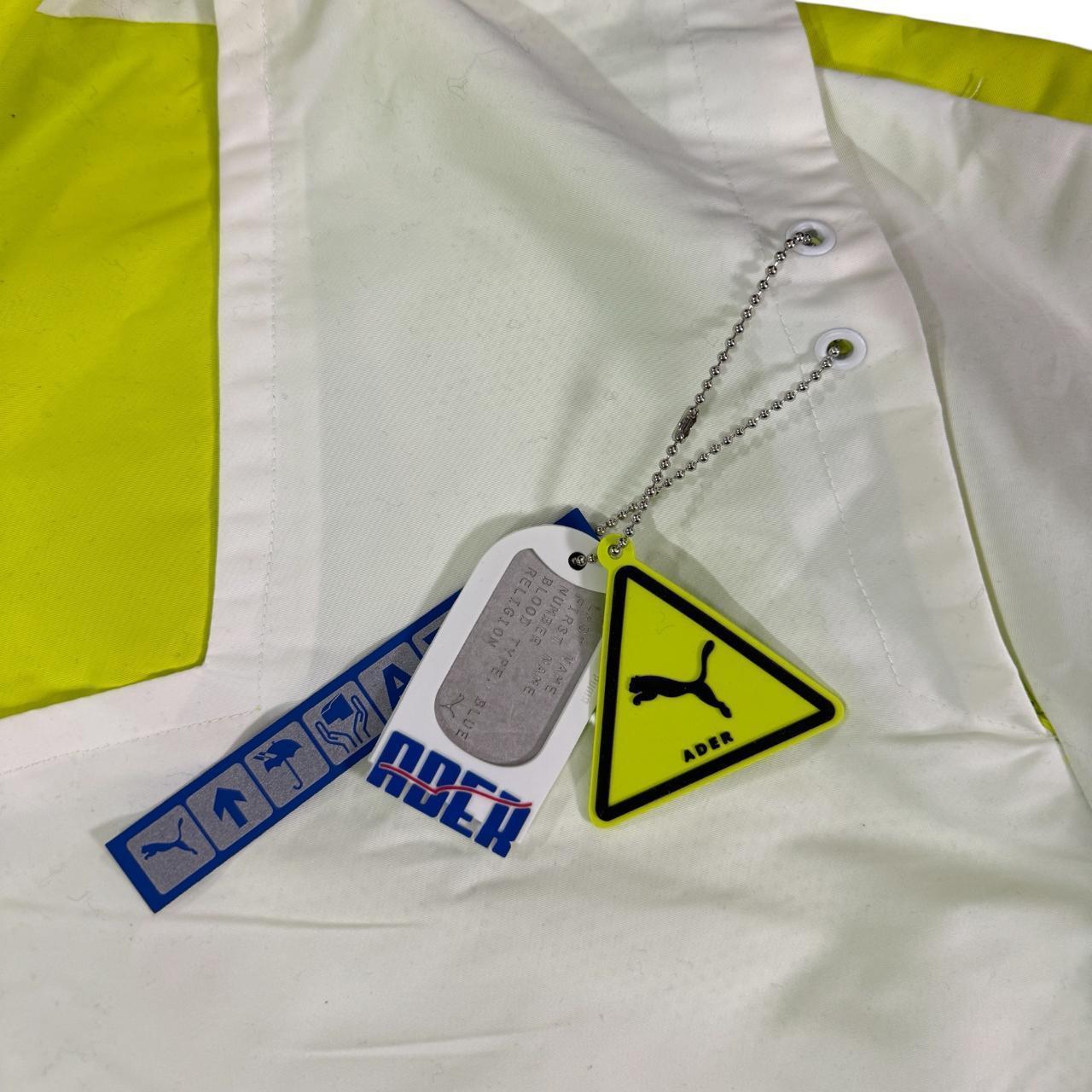 Ader Error Men's Windbreaker Jacket - White/Green… - image 7