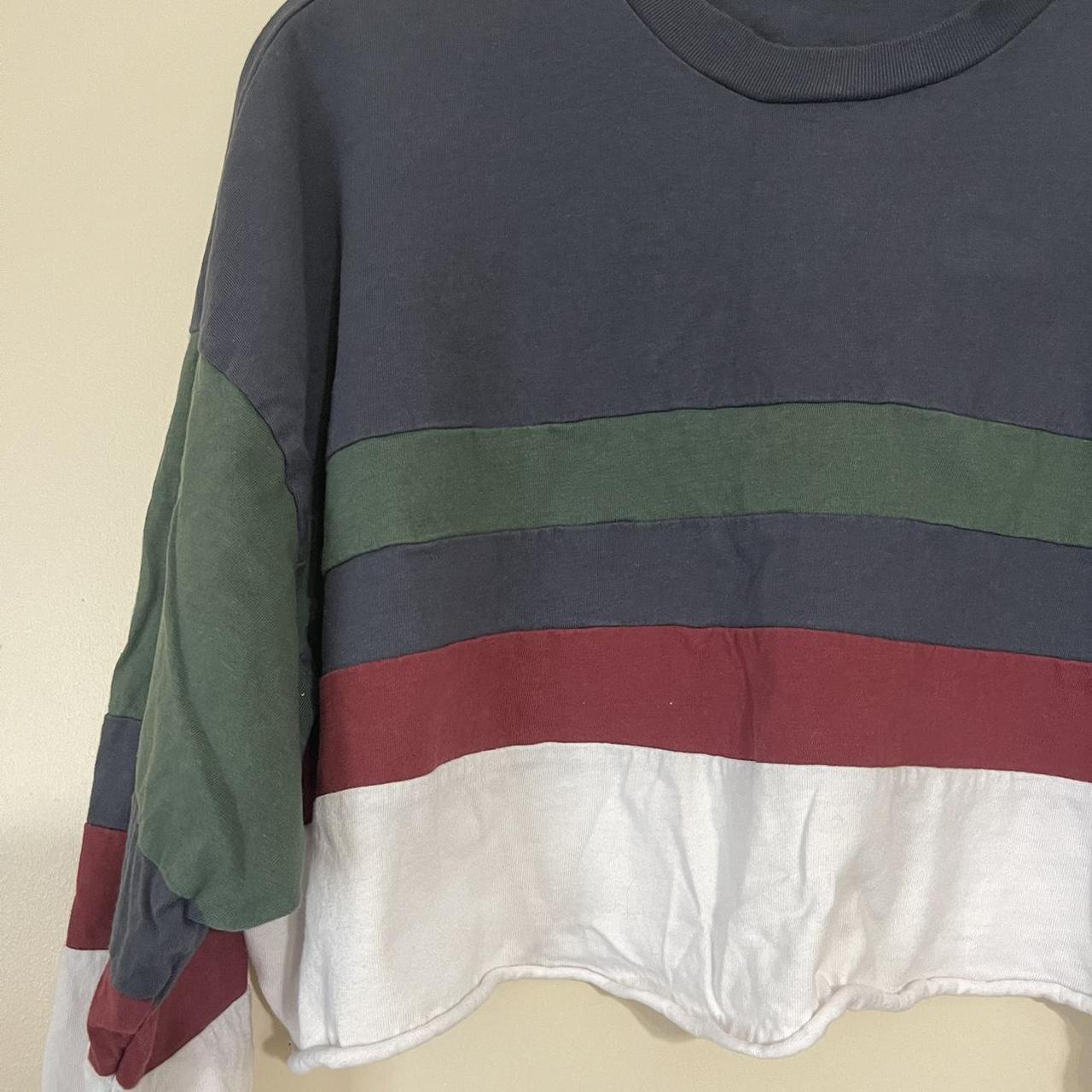 Fitz & Eddi color block top, striped, 100% cotton, - Depop