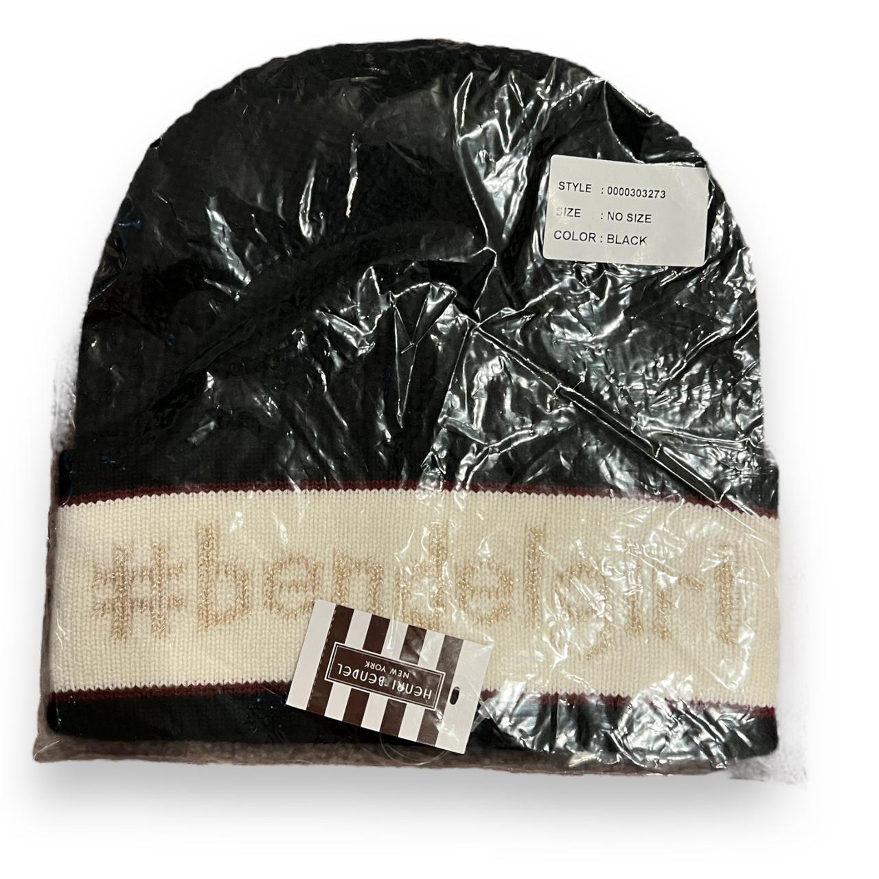 NWT Vintage Henri Bendel “Bendel Girl” Beanie Rare... - Depop