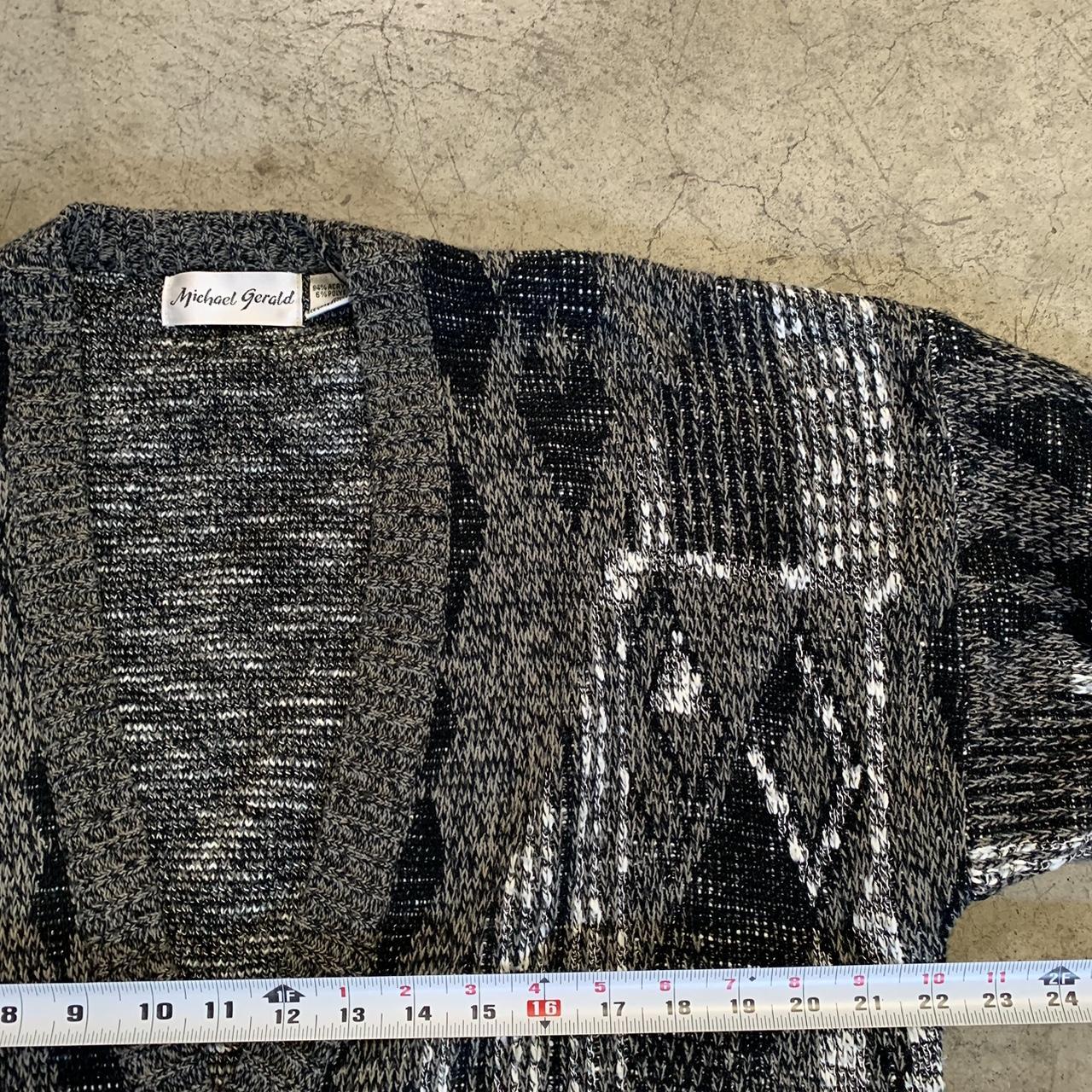 VINTAGE 80s CARDIGAN BEAUTIFUL PATTERN NICELY... Depop