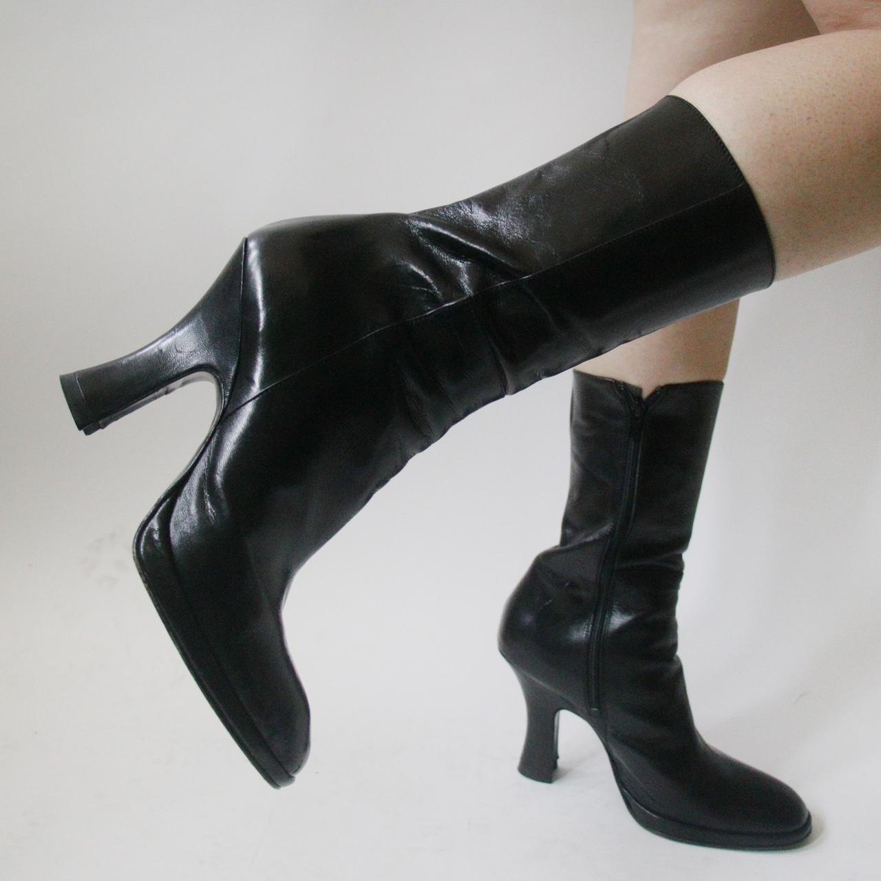 Bebe Women's Black Boots | Depop