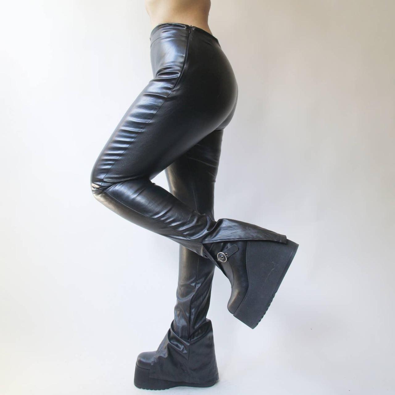 Leather trousers hot sale size 16