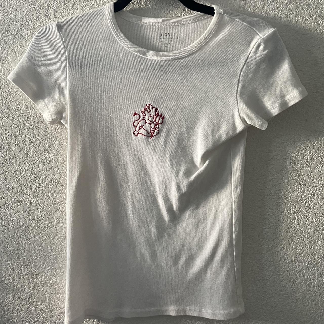 Brandy Melville Women's White Shirt | Depop