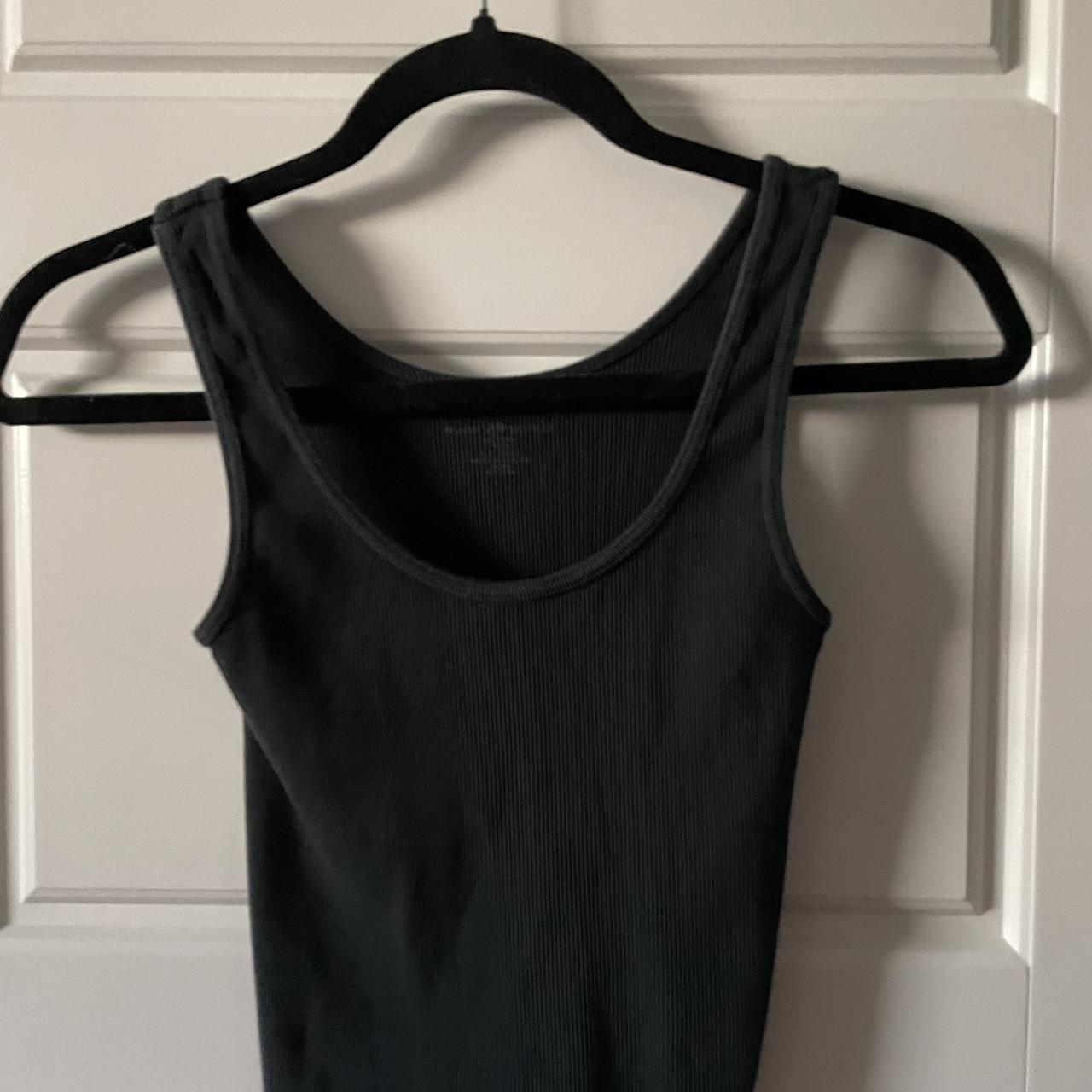 brandy melville black tank 🖤 fits size small -... - Depop