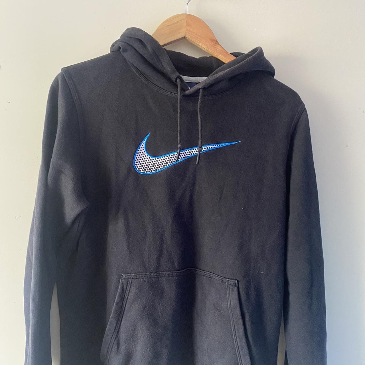 mens small black nike hoodie