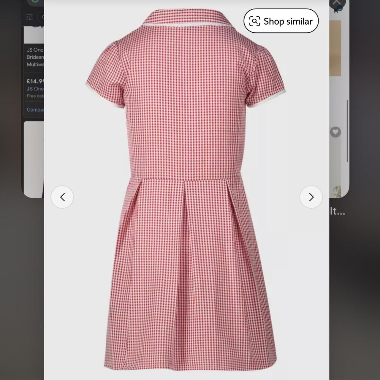 Tu gingham hotsell school dress