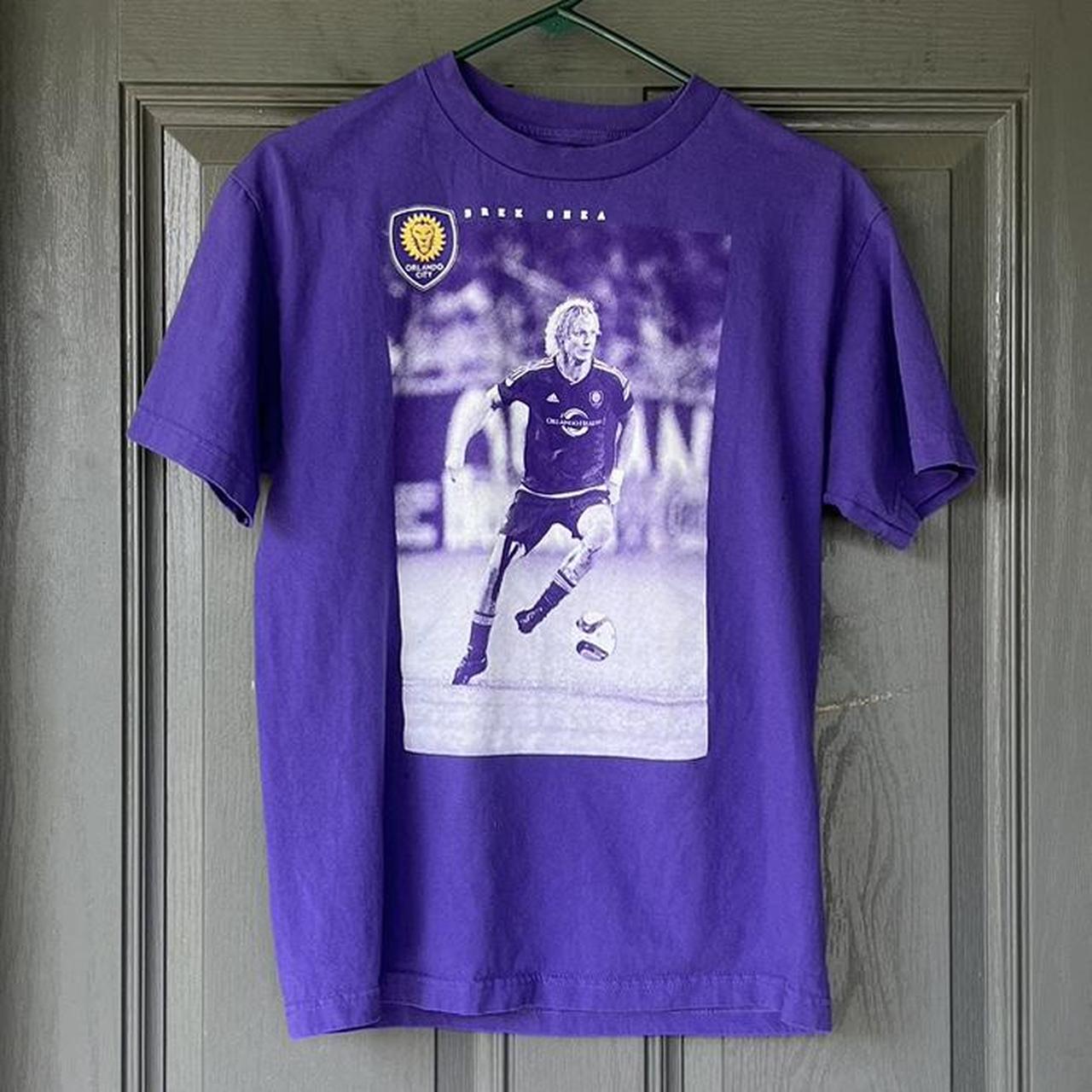 Vintage Y2K soccer graphic t shirt MLS Orlando City... - Depop